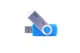 Флеш-накопитель USB 8GB GOODRAM UTS2 (Twister) Blue (UTS2-0080B0R11) - изображение 1