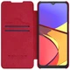 Шкіряний чохол (книжка) Nillkin Qin Series для Samsung Galaxy A12 Червоний (41768) - зображення 4