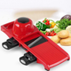 Безопасный мультислайсер для шинковки овощей и фруктов Mandoline Slicer с контейнером 6 in 1 - изображение 4