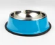 Миска для собак металева DogClub Colour 800мл Blue - зображення 1