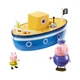 Игровой набор Peppa - морское приключение (кораблик, 2 фигурки) - изображение 1