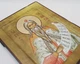 Икона Святого Пророка Захария - на ковчежной доске - изображение 3