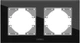 Рамка VIDEX Binera на 2 поста горизонтальная Черная (VF-BNFRG2H-B) - изображение 2