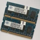 Комплект оперативної пам'яті для ноутбука Nanya SODIMM DDR2 2Gb (1+1) 667MHz 5300S CL5 (NT1GT64UH8D0FN-3C) Б/У - зображення 1