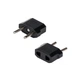 Перехідник Atcom UK/US - EU Black (14345) - зображення 1