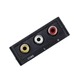 Конвертер HDMI на RCA (AV) CVBS адаптер видео с аудио 1080P HDV-610 AV-001 Black - изображение 2