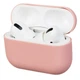 Силіконовий чохол для навушників Apple AirPods Pro, Ultrathin Silicone Case, рожевий, захисний чохол, ультратонкий і легкий, захист від подряпин і пилу, м"який силікон, ArmorStandart (ARM55956) - зображення 1