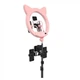 Лампа для съемки напольная кольцевая с штатив-треногой Cat Ring Light RK-45 - изображение 3