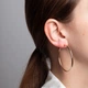 Серьги-кольца Diamant с0789-50 (399808) - изображение 1