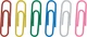Набор скрепок Buromax закругленные 28 мм 10 уп по 100 шт Цветные (BM.5015) - изображение 1