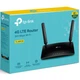 Wi-Fi маршрутизатор 4G LTE TP-Link, 300 Мбит/с, 3 LAN порта, 2 съемные антенны, черный - изображение 4