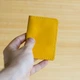 Обложка для прав и ID карт из натуральной кожи Identicus желтая - изображение 1