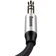 Кабель AUX Baseus Yiven M30 (1.5m) red/black - зображення 5