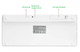 Бездротова Bluetooth клавіатура комп'ютерна android iOS keyboard BK3001White - зображення 11