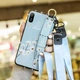 Чехол Lanyard для Huawei Y6 2019 бампер с ремешком Blue - изображение 1