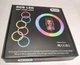 Кільцева світлодіодна лампа 26см RGB USB - для Селфі Блогера - з Тримачем для телефону (1005) - изображение 6