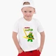 Детская футболка Лего Ниндзяго Ллойд Гармадон (LEGO Ninjago Masters of Spinjitzu Lloyd Montgomery Garmadon) (9224-2641) 146-152 см Хлопок Белый - изображение 2
