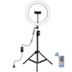 Кольцевой свет со стойкой Puluz PKT3050 RGB Ring Light 30см (30W) - изображение 1