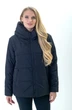 Жіноча куртка демісезонна великих розмірів KML 0023 XXL (52) Чорний (K 0023/1 B) - зображення 5