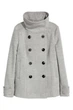 Полупальто H&M 36 серый 3901624 - изображение 2