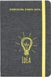 Деловая записная книга Optima Idea А5 128 л Черная (O27191-04) - изображение 1