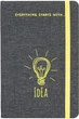 Деловая записная книга Optima Idea А5 128 л Черная (O27191-04) - изображение 4