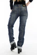 Джинсы большого размера Omat jeans 9479-805 W 30 L 34 Синие - изображение 7