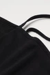 Коротка трикотажна майка H&M XXS Чорний (0759871002) - зображення 2