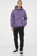 Худи Relaxed Fit H&M XL Фиолетовый (0685814065) - изображение 1