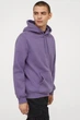 Худи Relaxed Fit H&M XL Фиолетовый (0685814065) - изображение 2