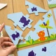 Детские пазлы, Изучаем мир зверей на укр. языке 33,7х23,8х5 см Ranok Creative (2000002416524) - изображение 5