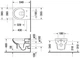 Унитаз подвесной DURAVIT Durastyle Basic Rimless 45620900A1 с сиденьем Soft Close - изображение 4