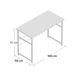 Стіл письмовий/комп'ютерний у стилі Лофт каркас металевий StepLoft Comp-table-145 - изображение 4