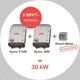 Набір інверторів Fronius 30кВт (ECO 27.0-3-S + SYMO 3.0-3-М Light+ Smart Meter) - зображення 2