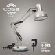Настольная лампа Пантограф LOGA Light L-321 Серебро - изображение 1