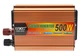 Перетворювач UKC авто інвертор 12В-220В 500W + USB Gold - зображення 2