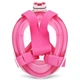 Полнолицевая панорамная маска для плавания FREE BREATH (L/XL) M2068G Pink с креплением для камеры - изображение 8