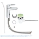 Смеситель для раковины Grohe BauLoop S Хром (23335000) - изображение 5