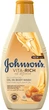 Питательный гель для душа Johnson's Vita-Rich с маслами миндаля и ши 250 мл (3574661543871) - изображение 1