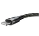 USB кабель Lightning для iPhone iPad BASEUS Cafule Series (3m, 2A, 480 Mbps). Black - зображення 2