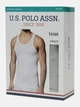 Набор маек нательных мужских U.S. Polo Assn 80189_Gr/Mel S 2 шт Grey/Melange (8680557176575) - изображение 6