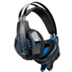 Игровые наушники Hoco Gaming Cool Tour W102 с микрофоном и LED подсветкой проводные Black-blue (W102B) - изображение 2