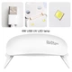 UV/LED Лампа для покриття гель на нігтях Sun Mini на 6W білий - зображення 1