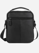 Мужская сумка из натуральной кожи месенджер через плечо с ручкой Tiding Bag A25F-2217A Черная - изображение 4