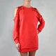 Плаття Ermanno Scervino AB51/FEA/751 XS плечі ажур червоне - изображение 2