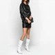 Плаття Pinko 1N12KR7105 S тороки на рукавах чорне - изображение 2