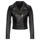 Шкіряна куртка Pinko 1G14YLY672BLACK 44 косуха чорна - изображение 1