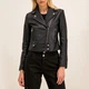 Шкіряна куртка Pinko 1G14YLY672BLACK 44 косуха чорна - изображение 2