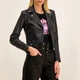 Шкіряна куртка Pinko 1G14YLY672BLACK 44 косуха чорна - изображение 3