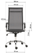Офісне крісло GT Racer X-2816B Mesh Gray - зображення 3